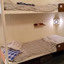 bunk beds on ship