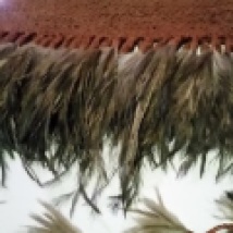 emu feather belt