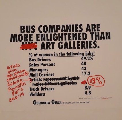 guerrilla girls on bus drivers