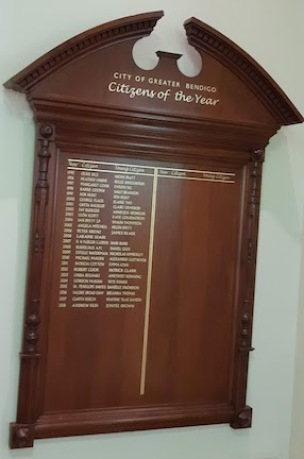 ciizens of the year plaque
