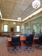 view of new council chamber